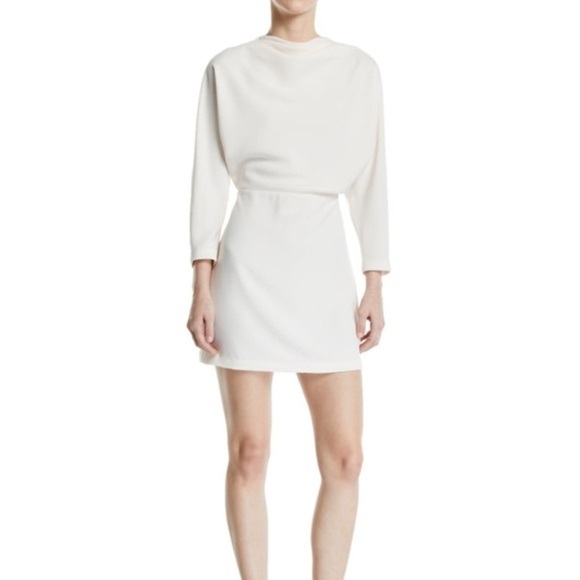 NEW A.L.C. Marin Dolman Sheath Dress Ivory Lined 0 - Picture 1 of 11